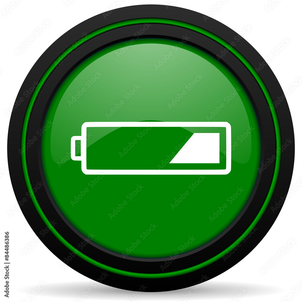 battery green icon charging symbol power sign battery green icon charging symbol power sign