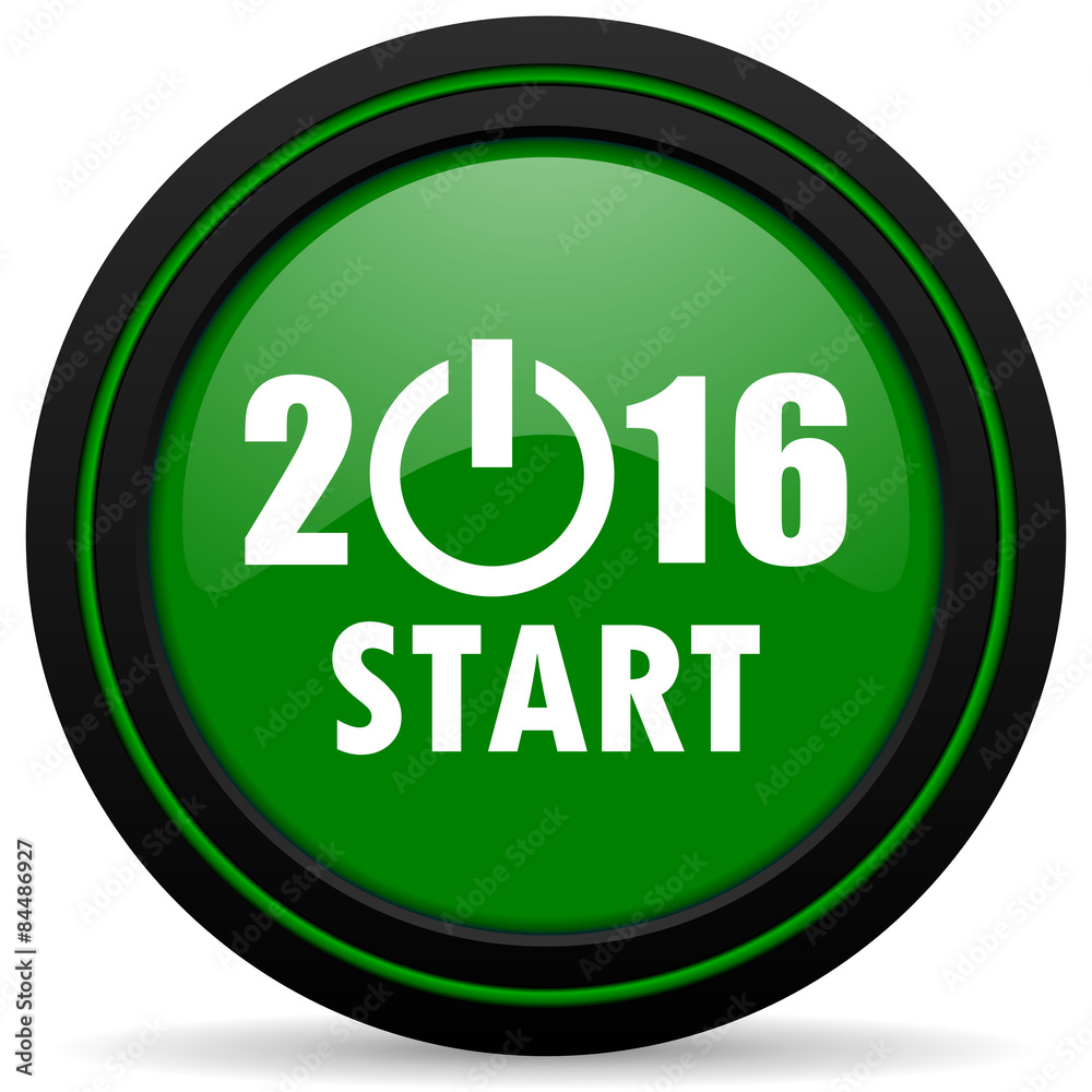 new year 2016 green icon new years symbol new year 2016 green icon new years symbol