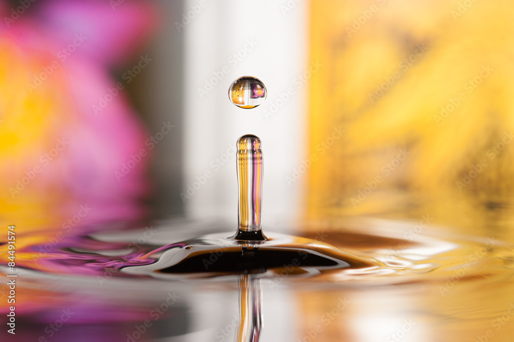 Blue Water drop splash Blue Water drop splash