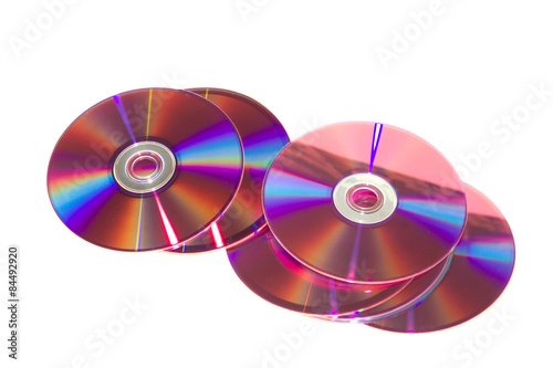 DVD isolate on white background