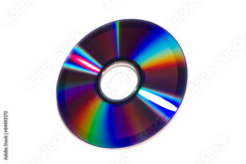 DVD isolate on white background