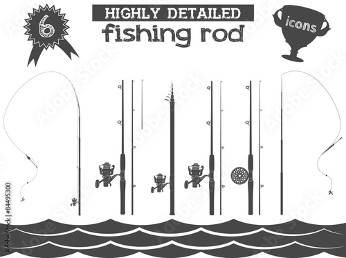 fishing rod icons 2