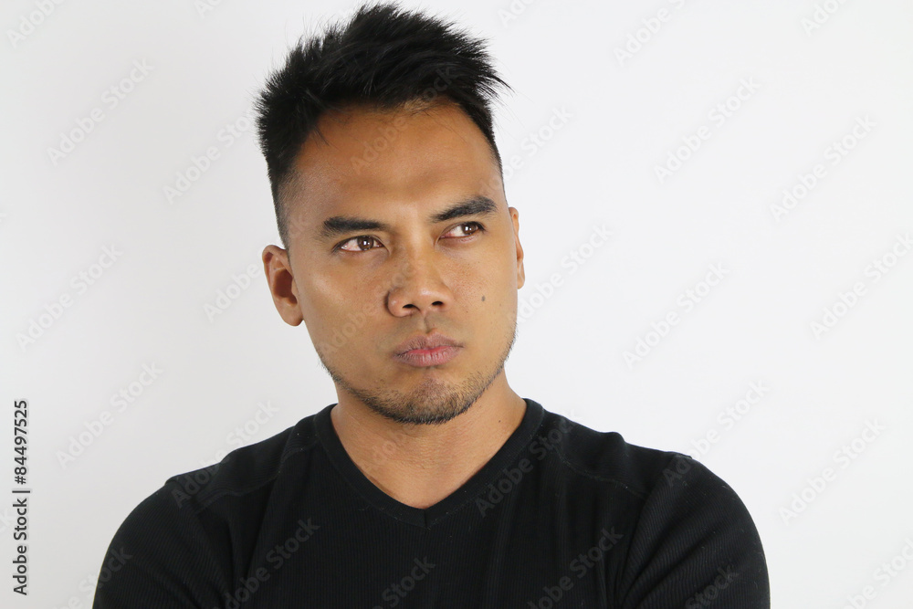 Fototapeta premium young man thinking