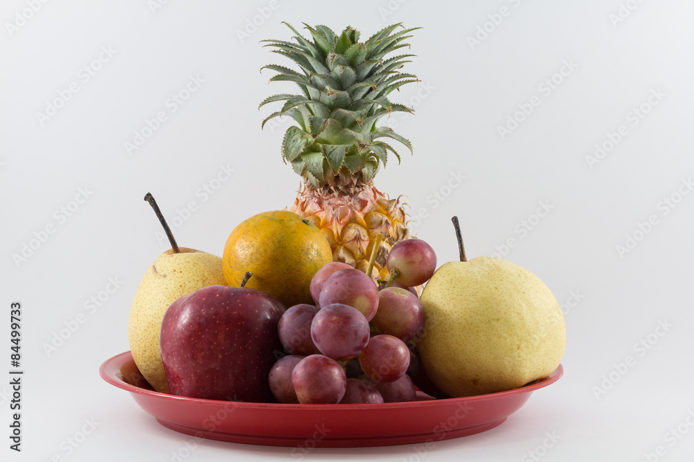 Mixe Fruit including pineapple,grape,orange,apple and century pe Mixe Fruit including pineapple,grape,orange,apple and century pe