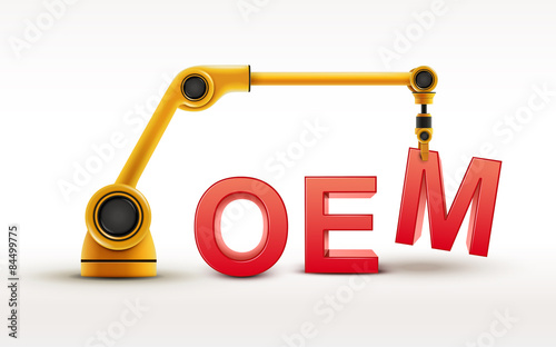 industrial robotic arm building OEM word