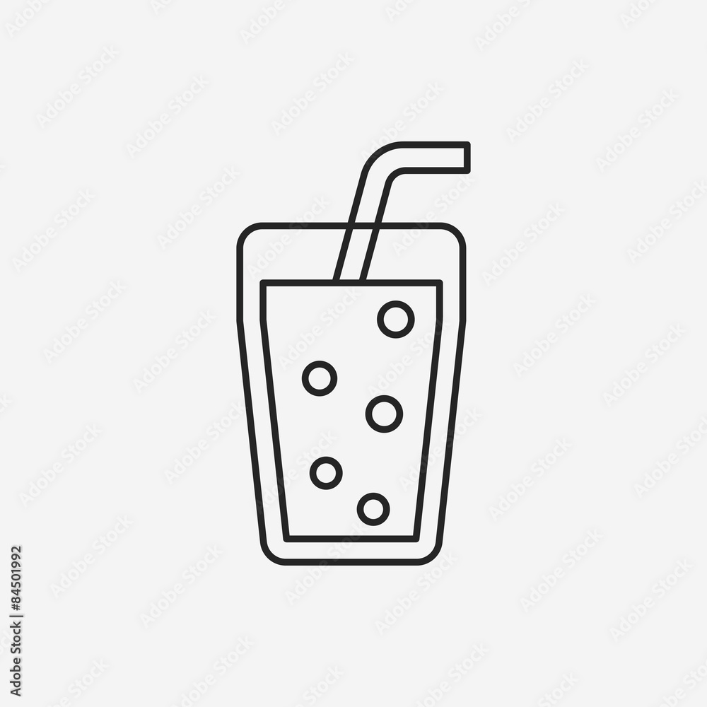 drink line icon drink line icon