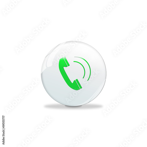 Kugel glänzend - Telefonhörer