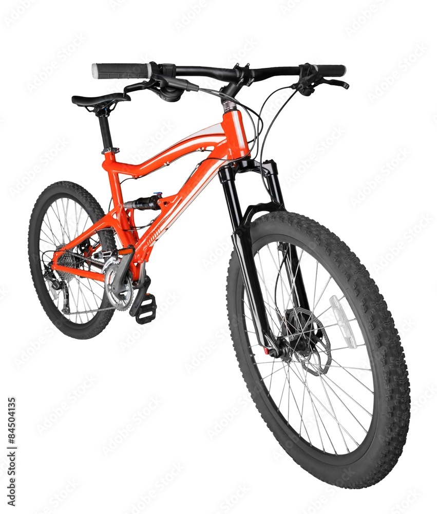 Bicycle, Mountain Bike, Isolated. Bicycle, Mountain Bike, Isolated.