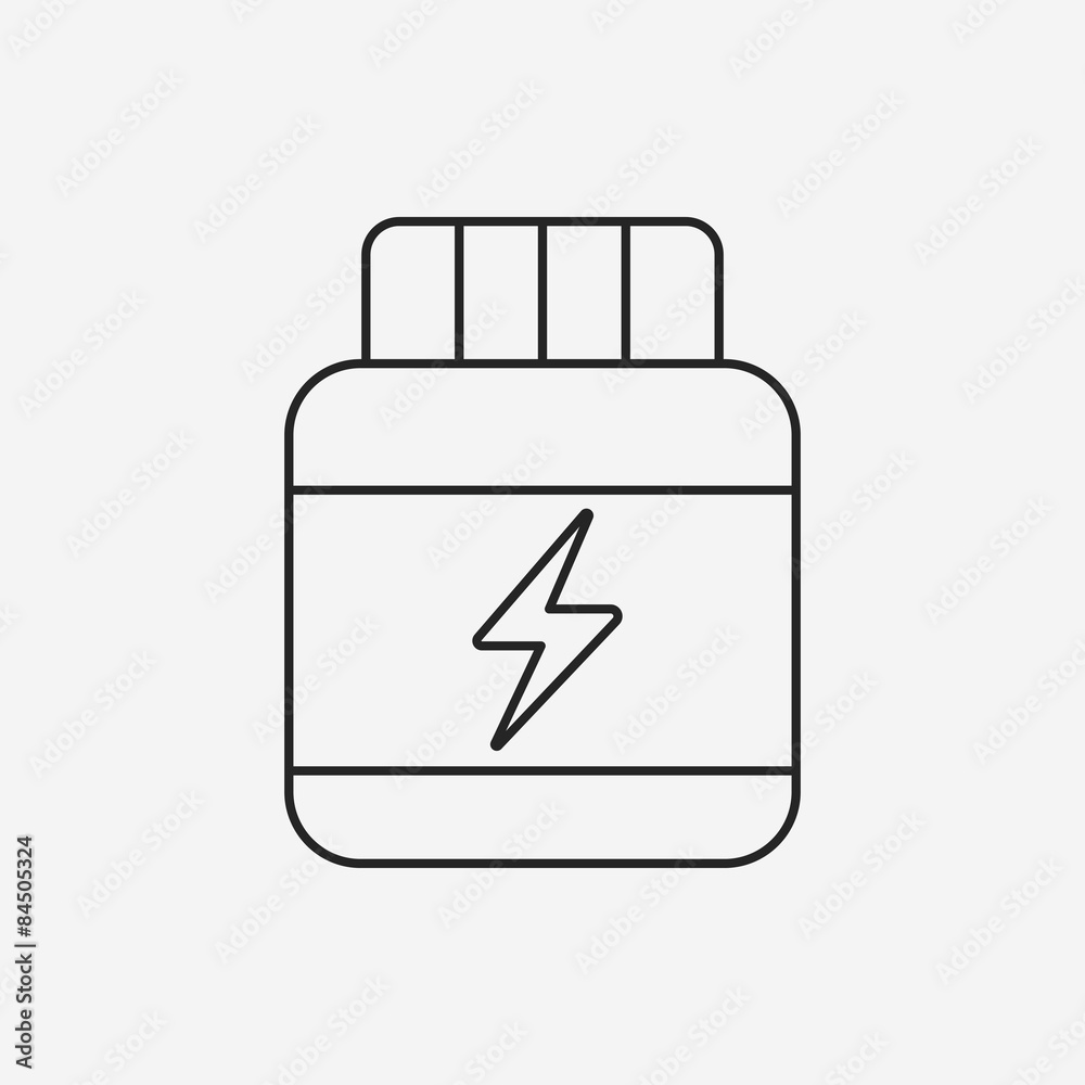 energy drink line icon energy drink line icon