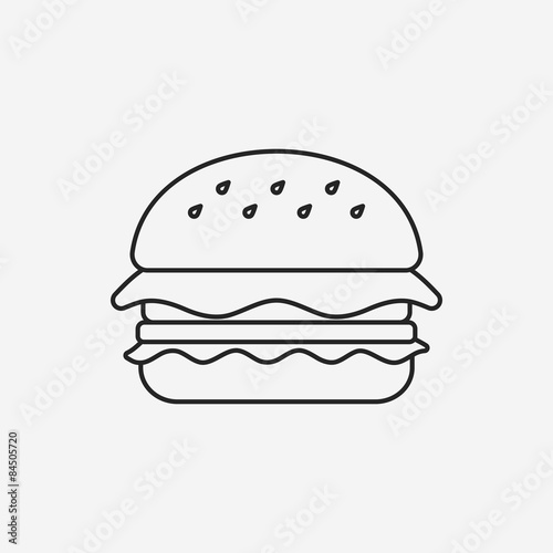  hamburger line icon