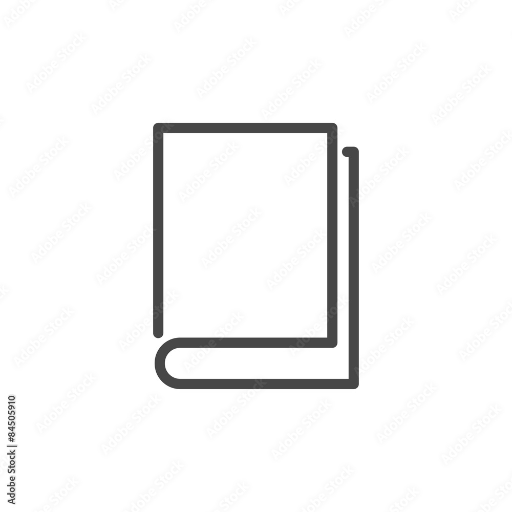Thin lines web icon Thin lines web icon