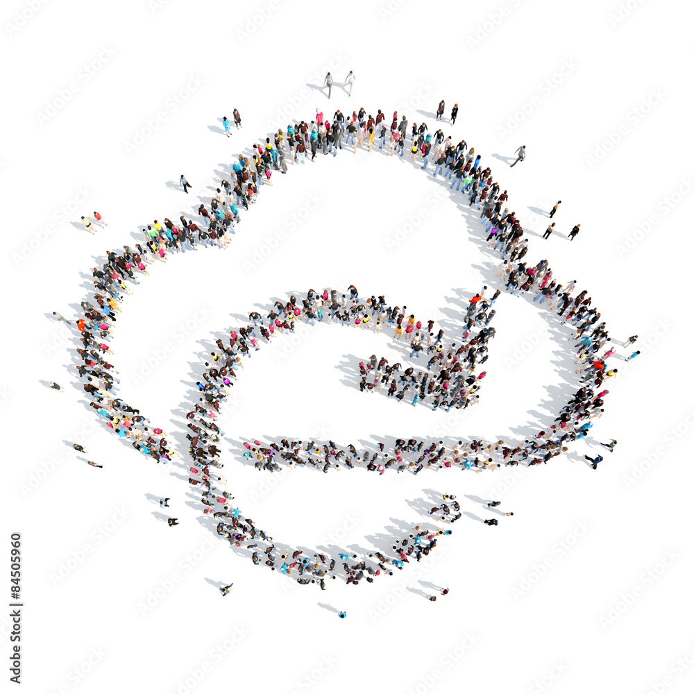 people in the shape of clouds. people in the shape of clouds.
