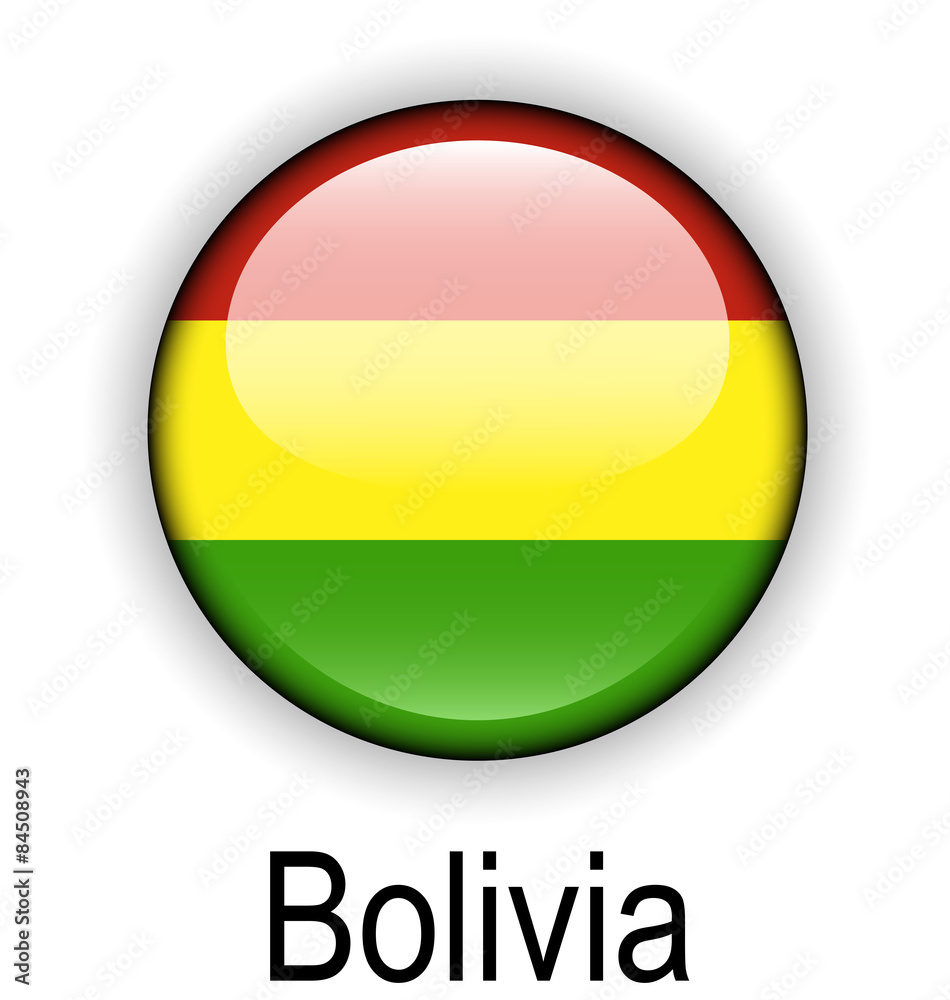 Obraz premium bolivia ball flag