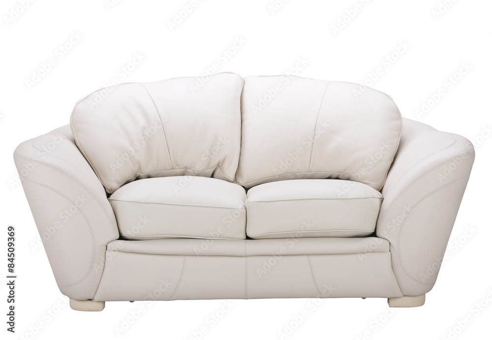 Fototapeta premium Sofa on white
