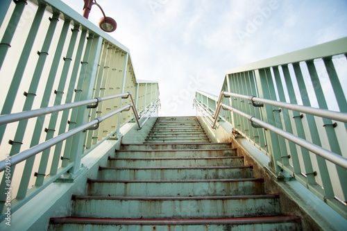 Photography 歩道橋の階段
