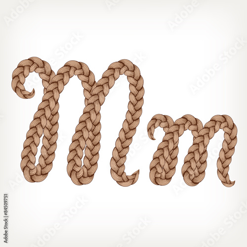Braids hair font