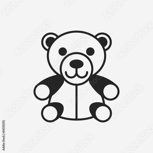 bear doll icon
