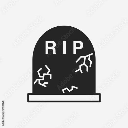 halloween grave icon