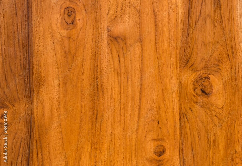Naklejka premium nature pattern of teak wood decorative furniture surface