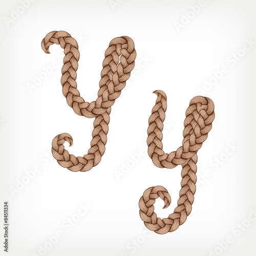 Braids hair font