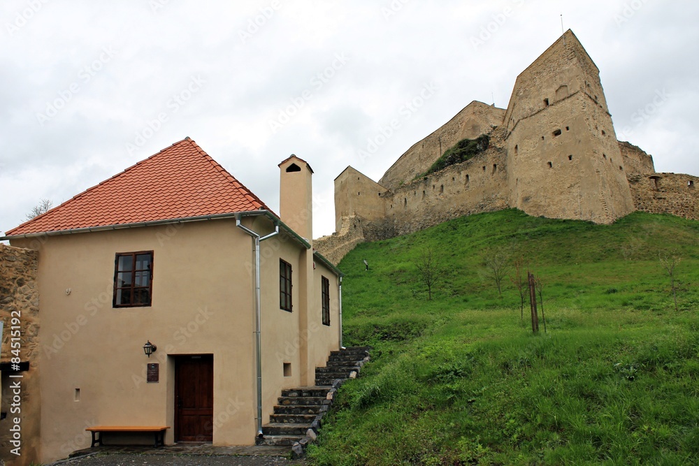 Rupea Fortress in Transylvania - Romania - gate Rupea Fortress in Transylvania - Romania - gate