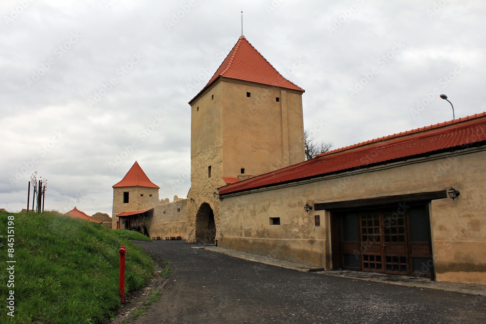 Rupea Fortress in Transylvania - Romania  - gate