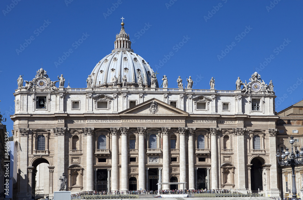 Vatican. The area before St. Peter's Cathedral..