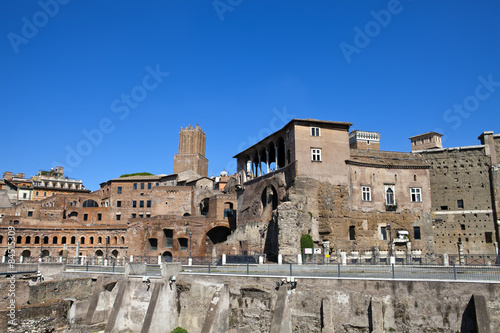 Italy. Rome. ruins of a forum of Trajan