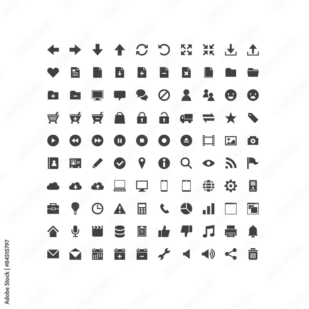 シンプル ベーシック アイコン シンプル ベーシック アイコン
