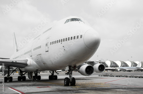 Passenger planes at the airport © tlovely