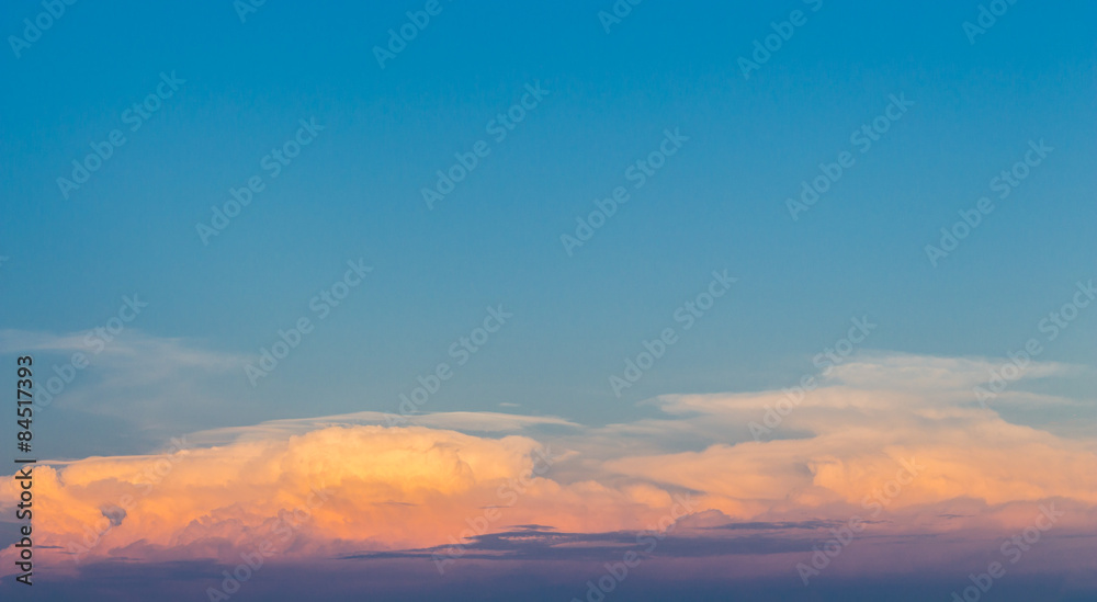 Sunset Sky Background