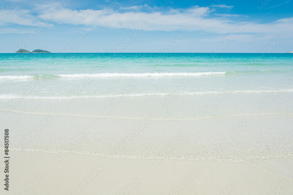 Beach and tropical sea