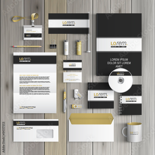 Stationery template design