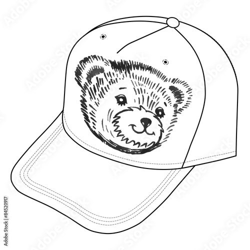 Bear's smiling snout logo on the cap
