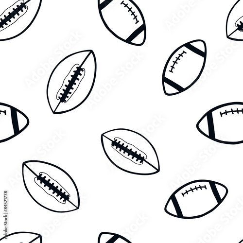 seamless pattern: sports balls