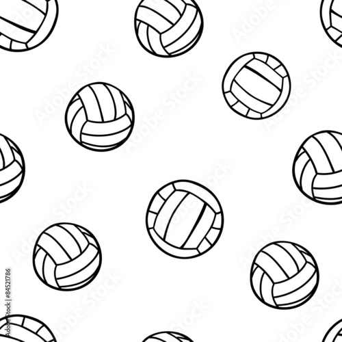 seamless pattern: sports balls