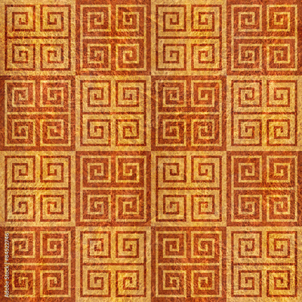 Fototapeta premium Abstract paneling pattern - seamless background - cassette floor