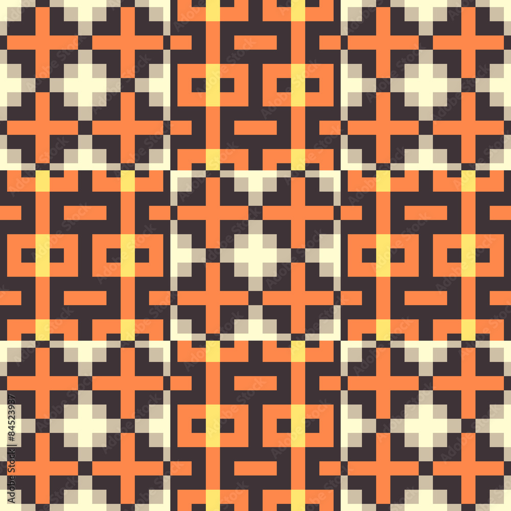 Seamless pattern. Mosaic. 