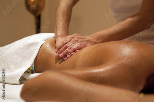 Schilderij op canvas spa and massages