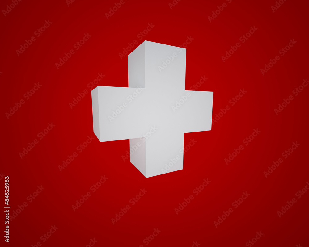 3d symbol of a cross
White cross. Medical symbol. Switzerland flag 3d symbol of a cross
White cross. Medical symbol. Switzerland flag