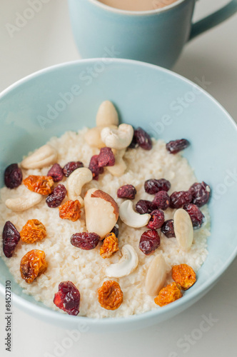 Porridge with Dried Fruits and Nuts