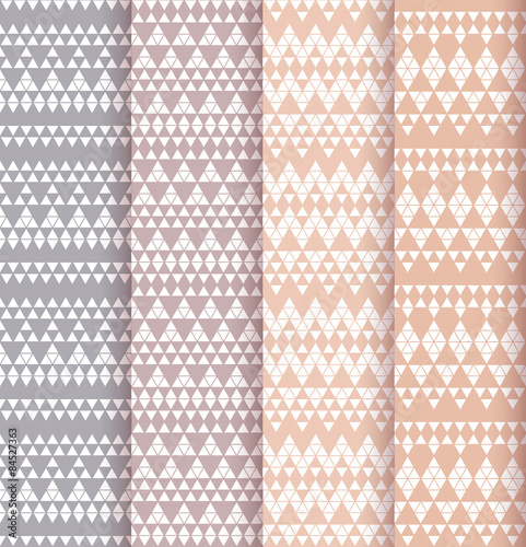 Set of four patterns.