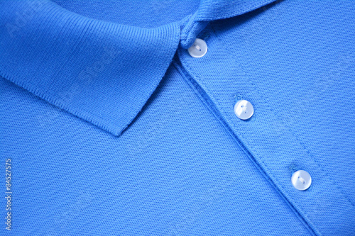 Blue Polo T-shirt.