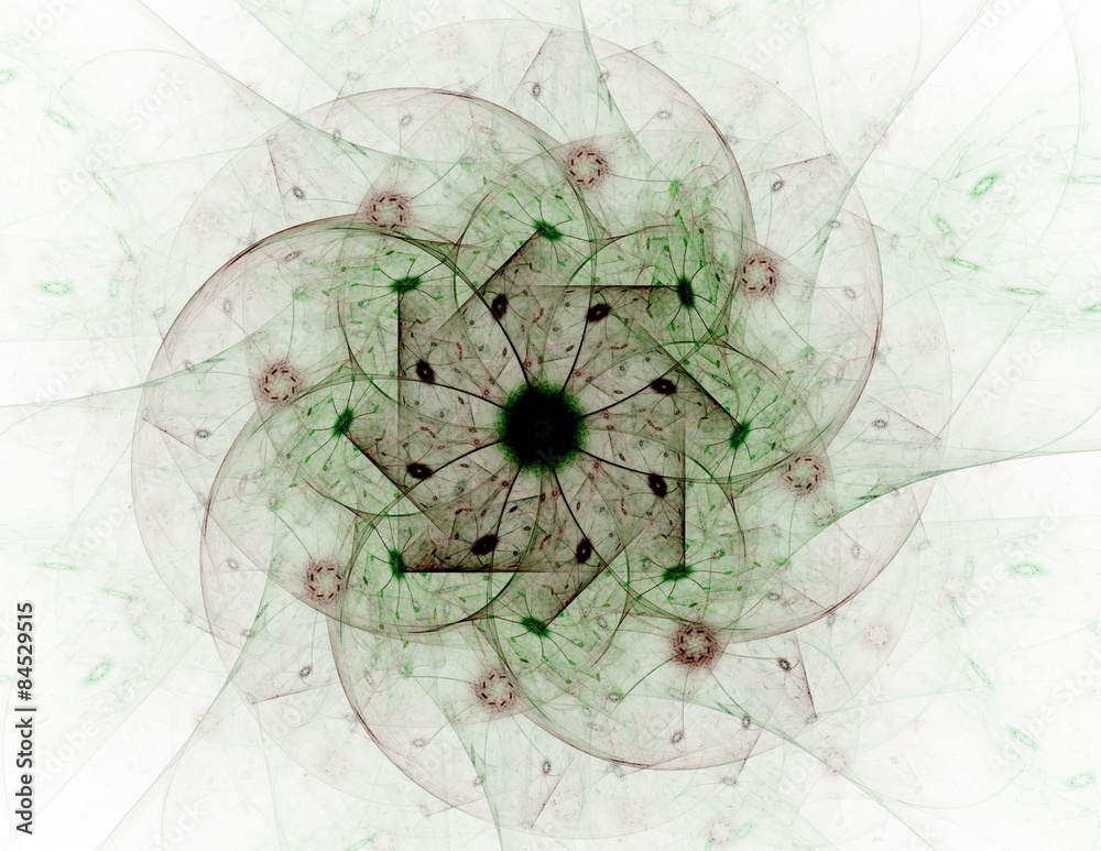 Colorful fractal shine, digital artwork for creative graphic