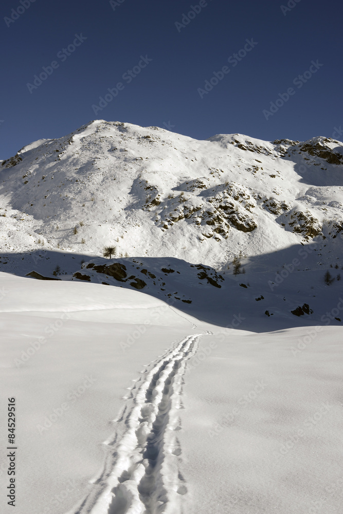 Obraz premium Way to the mountains