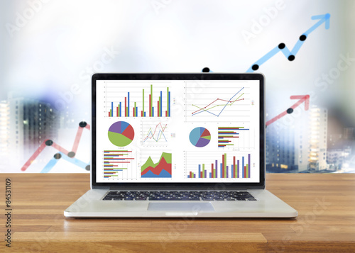 Obraz na płótnie Statistics Concept