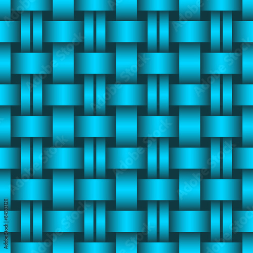 Interlacing seamless pattern. Editable vector Eps 10