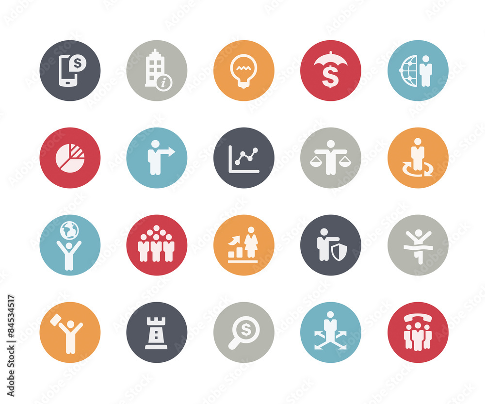 Business Icon Set -- Classics Series Business Icon Set -- Classics Series