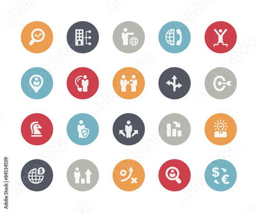 Icons Set of Business Strategy and Management -- Classics Series
