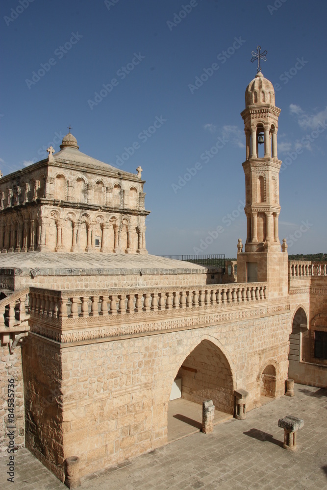 mor sobo cathedral at the mardin